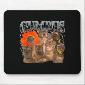 Gumbus Cat Funny Cat Gumbus Cute Animal Kitty Men  Mousepad (Vorne)