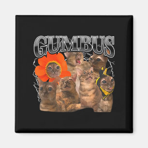 Gumbus-Katze Lustige Katze Gumbus Süßes Tier Kätzc Magnet