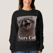 Gumbus sehr cooler Waschbär Sweatshirt (Vorderseite)