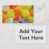 Gumdrops-Süßigkeits-Visitenkarte Visitenkarte (Vorne/Hinten)