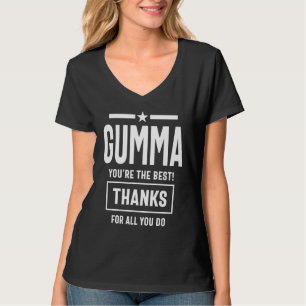 Gumma du bist die Beste! Mutter Grandma Geschenk T-Shirt