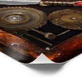 Gummen und Messer der Heart Steampunk Serie Poster (Ecke)