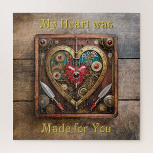 Gummen und Messer der Heart Steampunk Serie Puzzle