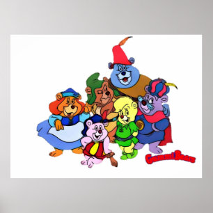 Gummi Bears Retro 80er Cartoon Poster
