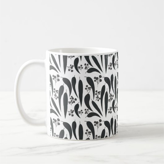 Gummi-Blätter und Gumnut Kaffeetasse (Links)