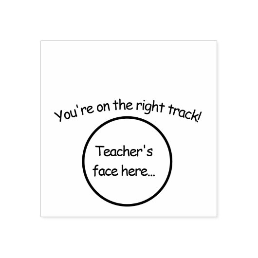 Gummi Briefmarke für die Studentenmotivation. Gummistempel (Prägung)