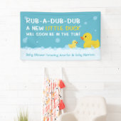 Gummi Duck Baby Shower Gender Neutral Banner (Insitu)