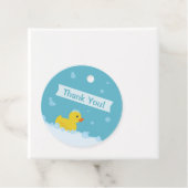 Gummi Duck Baby Shower Gender Neutral Geschenkanhänger (Beispiel)