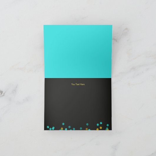 Gummi Duck Babydusche mit Zwischenablage Danke Kar (Innenseite)