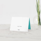 Gummi Duck Babydusche mit Zwischenablage Danke Kar (Rückseite)