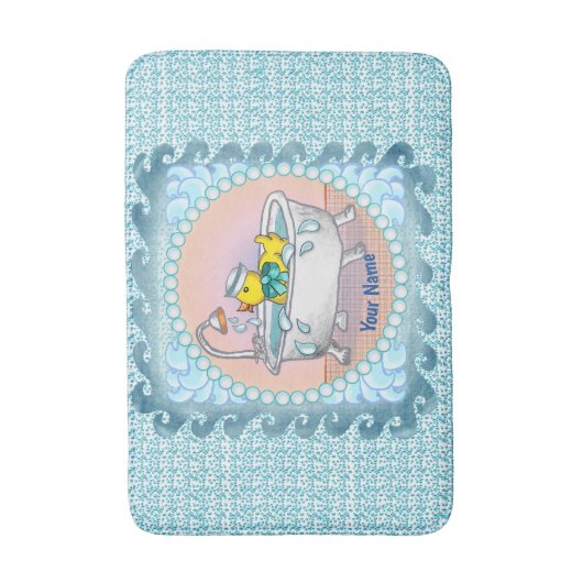 Gummi Duck Badematte (Vorderseite Vertikal)