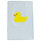 Gummi Duck Blue Strip Mittlere Geschenktüte (Vorderseite)