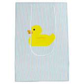 Gummi Duck Blue Strip Mittlere Geschenktüte (Rückseite)