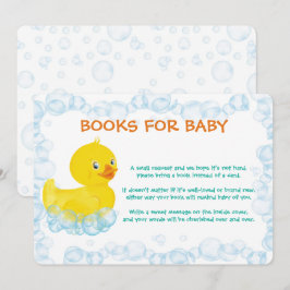 Gummi Duck Book for Baby Card Dankeskarte