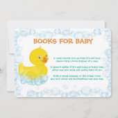 Gummi Duck Book for Baby Card Dankeskarte (Vorderseite)