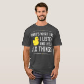 Gummi Duck Debuggen Fix Funny T-Shirt (Vorne ganz)