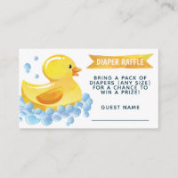 Gummi Duck Diaper Raffle