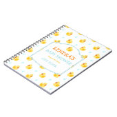 Gummi Duck Ducky Gender Neutral Baby Duwer Notizblock (Linke Seite)