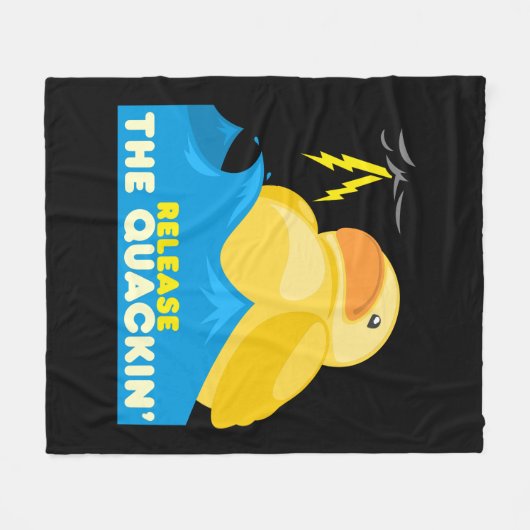 Gummi Duck Fleecedecke (Vorderseite (Horizontal))