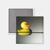 Gummi Duck Floating Magnet (Vorderseite/Rückseite)