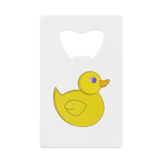 Gummi Duck Geldbeutel Flaschenöffner (Vorderseite)