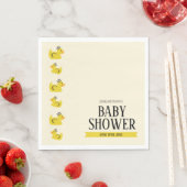 Gummi Duck Gender Neutral Paares Baby Dusche Serviette (Beispiel)