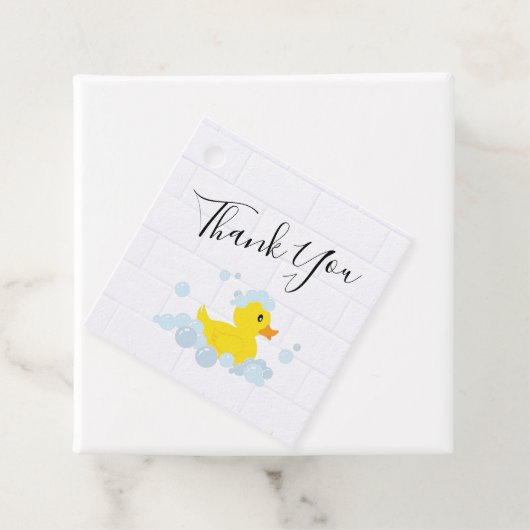 Gummi Duck Geschenkanhänger (Beispiel)