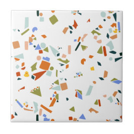 Gummi Duck hell, modern , Terrazzo Muster Fliese