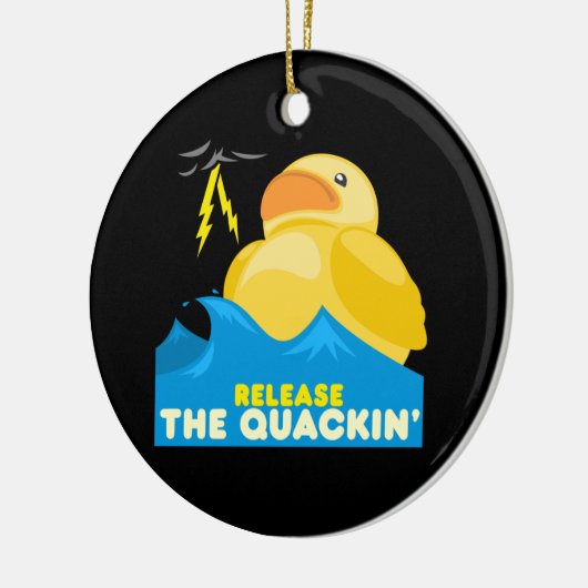 Gummi Duck Keramik Ornament (Links)