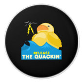 Gummi Duck Keramikknauf (Vorderseite)