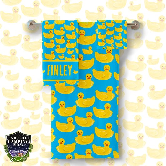 Gummi Duck Kids Personalisiert Bath Set