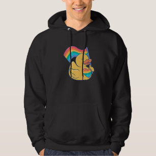 Gummi Duck Lgbt Pride Homosexuelle Gummi Ducky Cut Hoodie