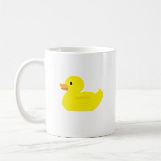 Gummi Duck Malerei Art Kaffeemaschine Tasse (Links)