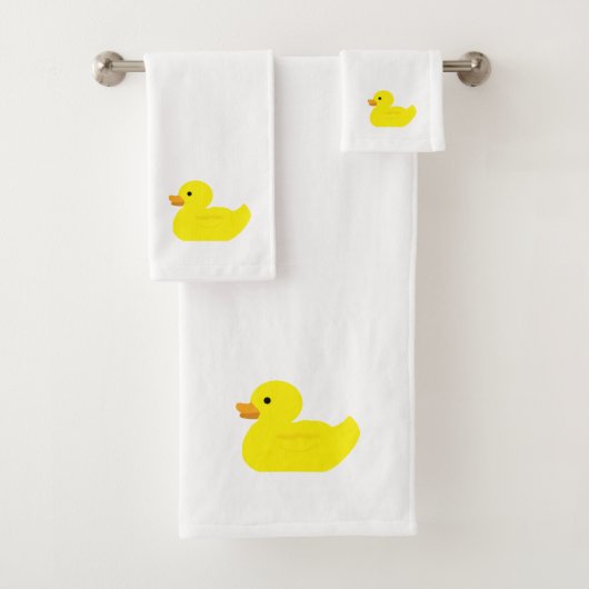 Gummi Duck Malerei Badehandtuch Set (Insitu)