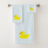 Gummi Duck Malerei Badehandtuch Set (Insitu)