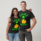 Gummi Duck mit Sonnenbrille Vier Leaf C Hut Lucky T-Shirt (Unisex)