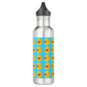 Gummi Duck Muster Blau Print Water Flasche Edelstahlflasche (Links)