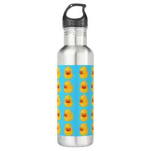 Gummi Duck Muster Blau Print Water Flasche Edelstahlflasche