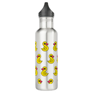 Gummi Duck Muster Blau Print Water Flasche Edelstahlflasche
