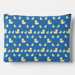 Gummi Duck Muster Blue Large Zipper Pouch Zubehörtasche