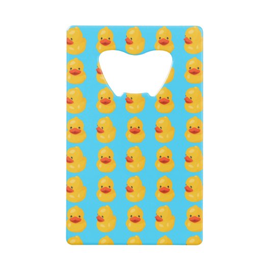 Gummi Duck Muster Blue Print Flasche Öffnung Geldbeutel Flaschenöffner (Vorderseite)