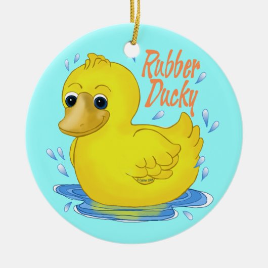 Gummi Duck-Ornament Keramik Ornament (Vorne)