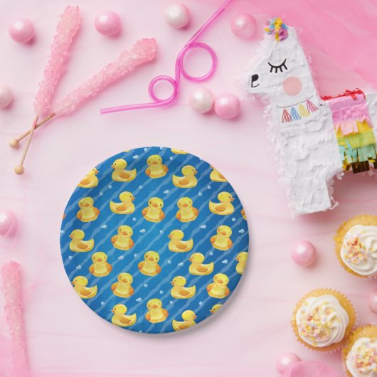 Gummi Duck Pappteller (Party)