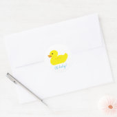 Gummi Duck Party Babydusche BABY Stickers (Umschlag)