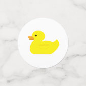 Gummi Duck Party Konfetti (Klein Vorderseite)