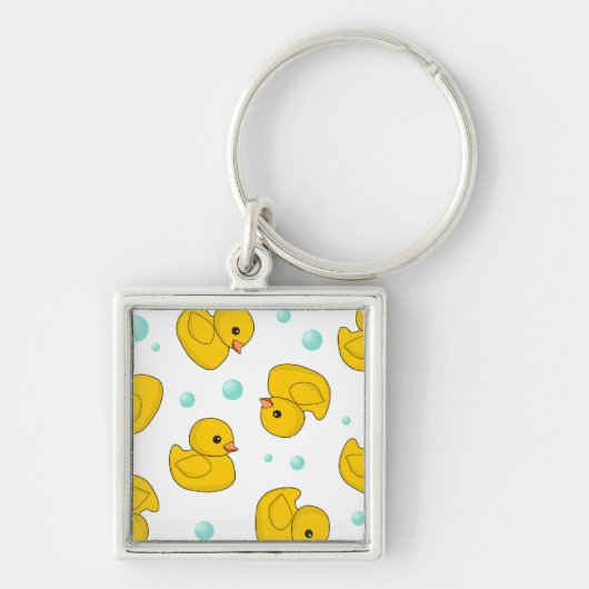 Gummi Duck Pattern Schlüsselanhänger (Vorne)