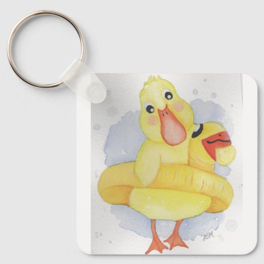 Gummi Duck Schlüsselanhänger (Vorderseite)