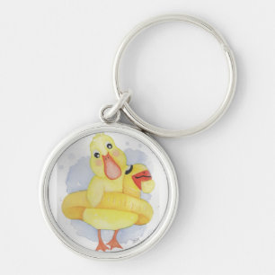 Gummi Duck Schlüsselanhänger