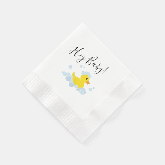 Gummi Duck Serviette (Ecke)