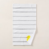 Gummi Duck Shiplap Malerei Badehandtuch Set (Handtuch)